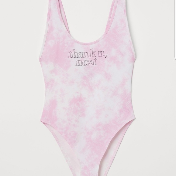 H&M ARIANA GRANDE PRINTED JERSEY BODYSUIT - Picture 5 of 6